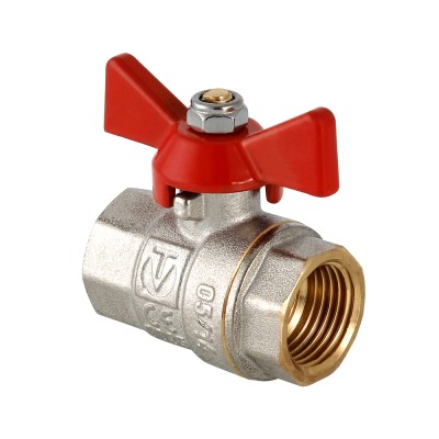 Кран шаровый 3/4" ВВ, бабочка VT217 купить в СОМ