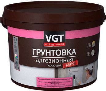 Грунтовка VGT ВД-АК-0301, адгезионная, кроющая, 3 кг купить в СОМ