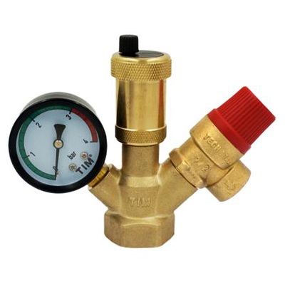 Группа безопасности котла 1" 3 бар TIM JH1024-3std купить в СОМ