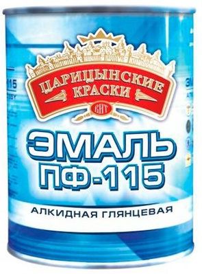Эмаль ПФ-115 Царицынские краски, синий, 0.4 кг купить в СОМ