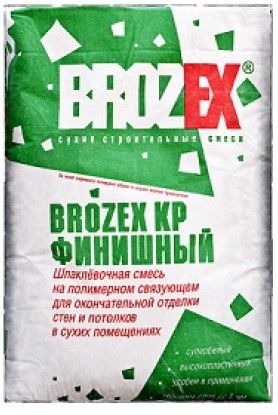 Шпаклевка полимерная Brozex WR 650 КР ФИНИШ + , 4 кг купить в СОМ