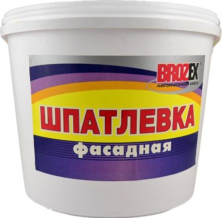 Шпаклевка фасадная акриловая Brozex, 3 кг купить в СОМ