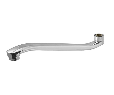 Излив смесителя для ванны 30 см, плоский, S-образный купить в СОМ