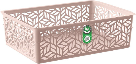 Корзинка универсальная Linden 2,0л бежевая IdiLand купить в СОМ