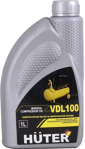 Масло для компрессора HUTER VDL 100, минеральное, 1.0л купить в СОМ