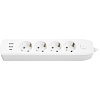 Удлинитель ОНЛАЙТ OPE-USB-04-180-ESC-3  4 гн, 2гн USB-A,1гн USB-С, 1.8 м, выкл СЗ 10А IP20 белый купить в СОМ