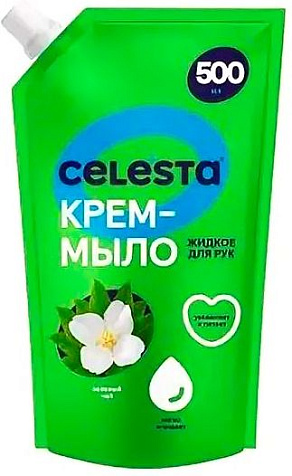 Крем-мыло Celesta Зеленый чай 500мл купить в СОМ
