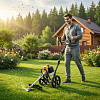 Триммер бензиновый колёсный HUTER GGT-2900W купить в СОМ