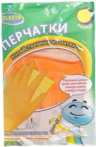 Перчатки Celesta хозяйственные  М (эконом) купить в СОМ