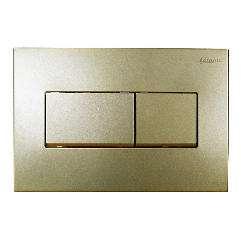 Кнопка для инсталляции Loranto Prestige Kare 7535, золото, квадратная купить в СОМ