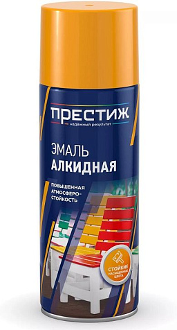 Эмаль аэрозольная Престиж, алкидная, сирень, 520 мл купить в СОМ