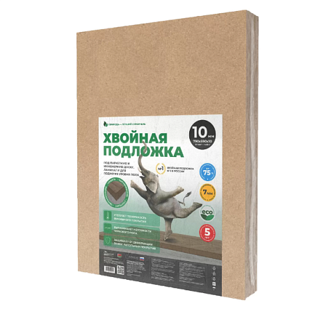 Подложка Белтермо хвойная 790х590х10 мм купить в СОМ