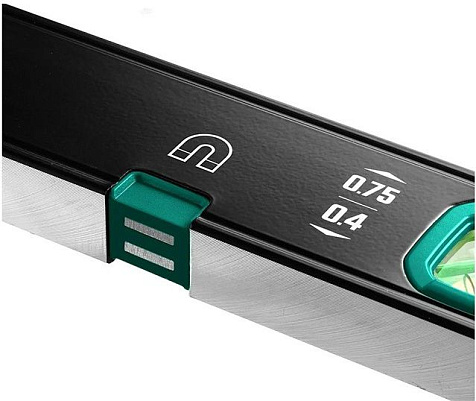 Уровень KRAFTOOL, магнитный, фрезерованный, 3 глазка, 600 мм купить в СОМ