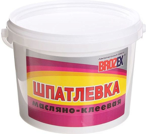 Шпаклевка масляно-клеевая Brozex, 3 кг купить в СОМ