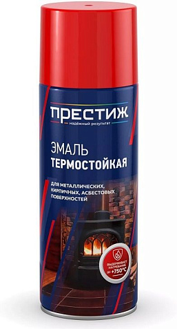Эмаль-аэрозоль Престиж, термостойкая, белая, 520 мл купить в СОМ