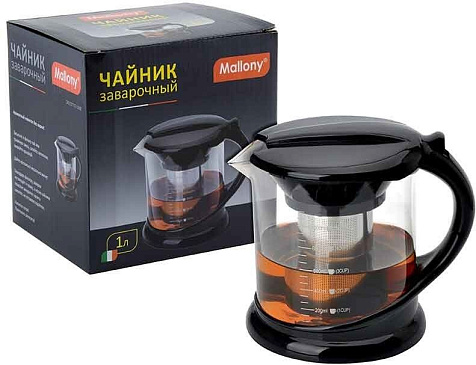 Чайник заварочный Decotto-1000 1л, 910108 Mallony купить в СОМ