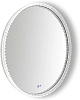 Зеркало Azario Лайвли AZ-LED012125 D800 мм, сенсор, диммер, подогрев, матовый белый купить в СОМ