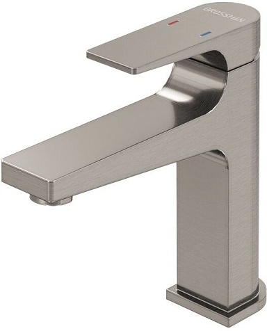 Смеситель для раковины Grossman Galaxy 510.K35.04.120, латунь, брашированный никель купить в СОМ