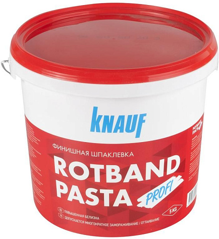 Шпаклевка финишная Knauf Rotband Pasta Profi, 5 кг купить в СОМ