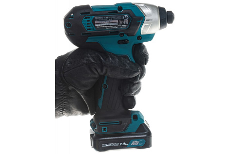 Гайковерт ударный MAKITA TD 110 DWAE, Li-ion, 10.8 В, 2.0 А/ч, квадрат 1/4" купить в СОМ