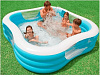 Бассейн надувной Intex 57495 229х229х56см Beach Wave Swim купить в СОМ