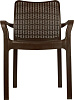 Стул садовый Rattan 506x580x833см горький шоколад ING6182ГШК купить в СОМ