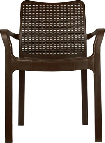 Стул садовый Rattan 506x580x833см горький шоколад ING6182ГШК купить в СОМ