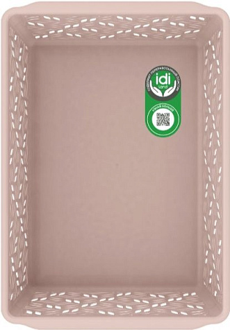 Корзинка универсальная Linden 6,7л бежевая IdiLand купить в СОМ
