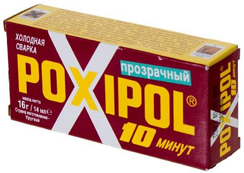 Клей-холодная сварка Poxipol, прозрачный, 14 мл купить в СОМ