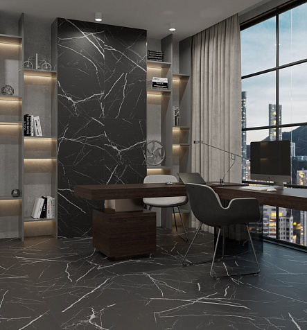 Керамогранит PrimaVera Oltan Black   карвинг, 600х600х9 мм, 3 шт. - 1.08 кв. м CR125 купить в СОМ