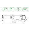 Фонарь ручной Gauss  GFL109, 4W 200lm 3xAAA LED купить в СОМ