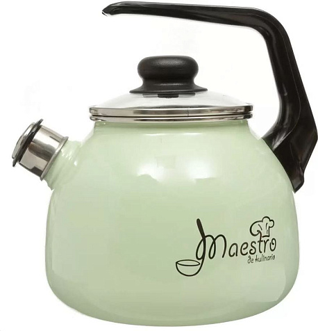Чайник Maestro 3,0л со свистком эмаль купить в СОМ