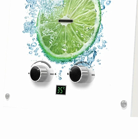 Водонагреватель проточный газовый Ballu GWH 10 Fiery Glass Lime купить в СОМ