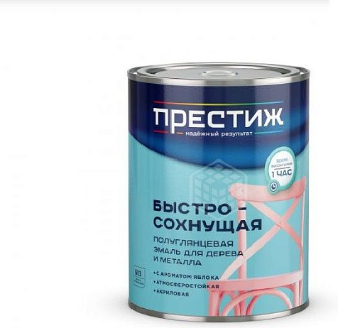 Эмаль акриловая Престиж, полуглянцевая, база А, 0.9 кг купить в СОМ