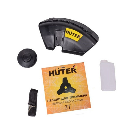 Триммер бензиновый HUTER GGT-430T, 1300Вт, неразборная штанга, ремень, леска, нож купить в СОМ