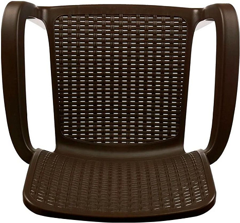 Стул садовый Rattan 506x580x833см горький шоколад ING6182ГШК купить в СОМ