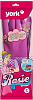 Перчатки York латекс 75гр 38см х/б напыление рельеф аромат Розы S купить в СОМ