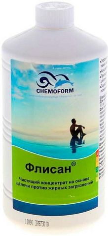 Средство для очистки стенок бассейнов Флисан щелочной 1л купить в СОМ