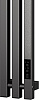 Полотенцесушитель электрический Indigo Style 3 PRO (electro) 1200 х130 мм, графит, универсальный, таймер купить в СОМ