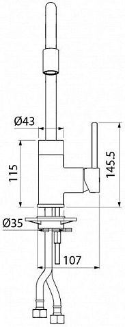 Смеситель для мойки  Iddis Kitchen 360 K36SBJBi05 купить в СОМ