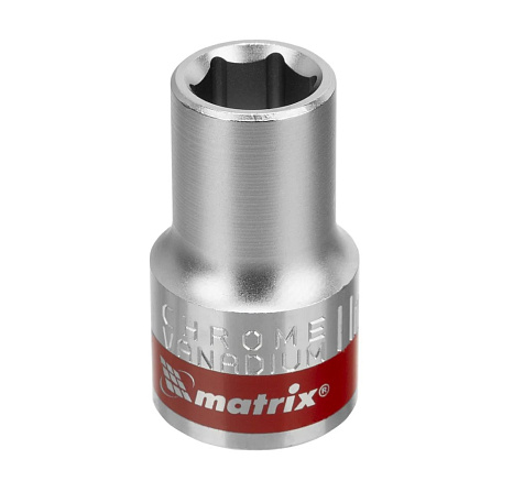 Головка торцевая Matrix, 11 мм, 6 граней, 1/2" купить в СОМ