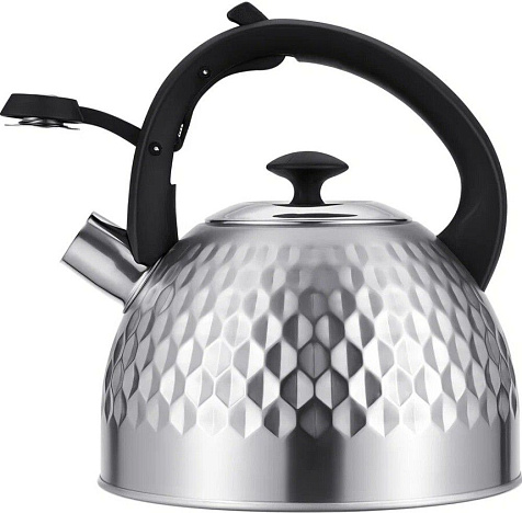 Чайник Regent Linea Tea 2,6л со свистком ручка Soft-Touch купить в СОМ