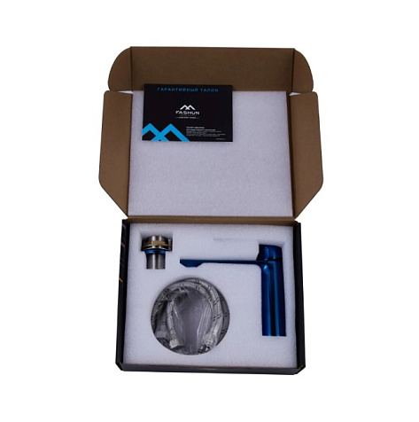 Смеситель для раковины Fashun A1083-33, голубой сапфир купить в СОМ
