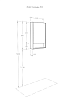 Зеркало-шкаф Акватон Сканди 55, белый/дуб верона купить в СОМ