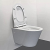 Унитаз подвесной Comforty CF3C797WH, безободковый, торнадо, дюропласт, микролифт купить в СОМ
