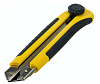 Нож BIBER, 25мм, усиленный, обрезиненный корпус купить в СОМ