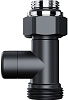Узел прямой нижнее подключение 1/2 х 3/4" Royal Thermo Design черный купить в СОМ