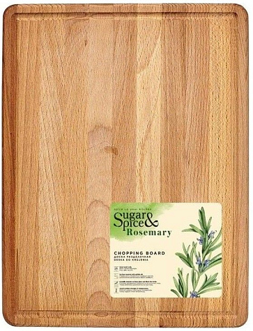 Доска разделочная Sugar&Spice Rosemary дерево 37х28см купить в СОМ