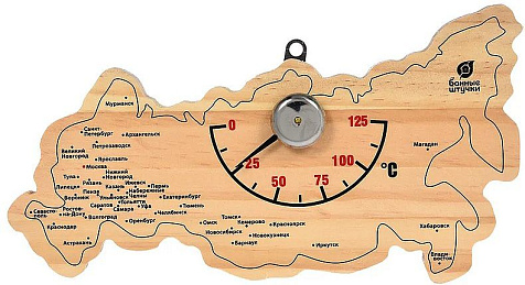 Термометр Карта России 22x11x2,5см, 18056 купить в СОМ