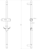 Стойка душевая Lemark LM8063C, хром купить в СОМ